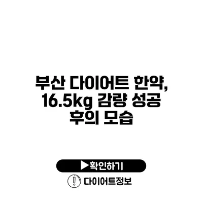 부산 다이어트 한약, 16.5kg 감량 성공 후의 모습