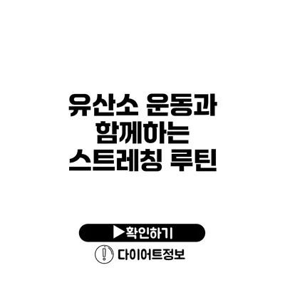 유산소 운동과 함께하는 스트레칭 루틴